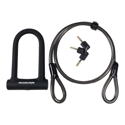 RIDERR U Lock & Cable