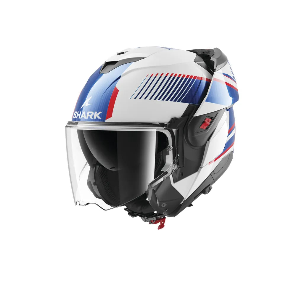 SHARK OXO Sikter Helmet - White / Blue / Red