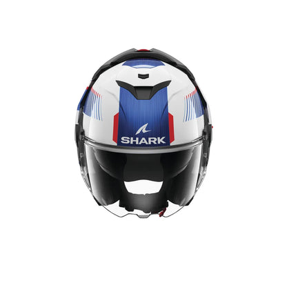 SHARK OXO Sikter Helmet - White / Blue / Red