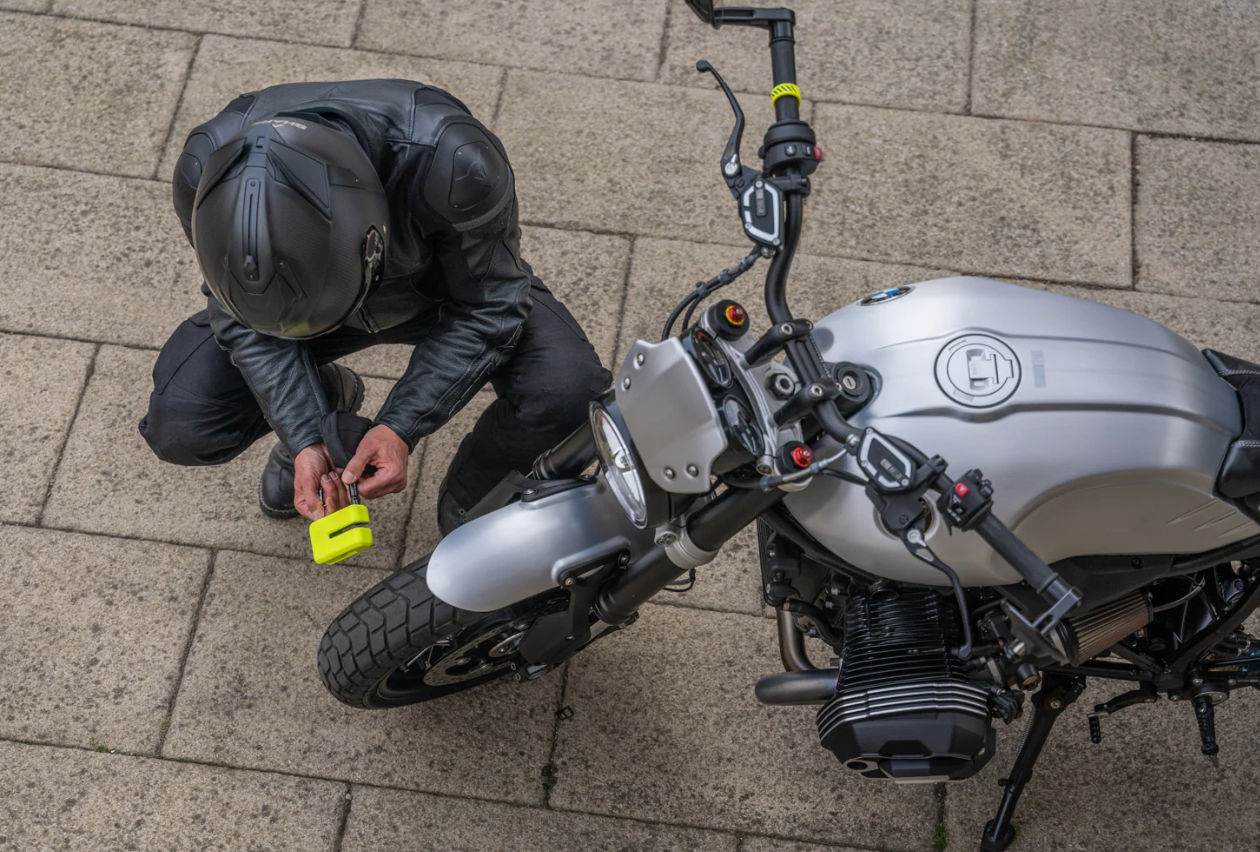 Hiplok MD1000 Motorcycle Disc Lock - Yellow