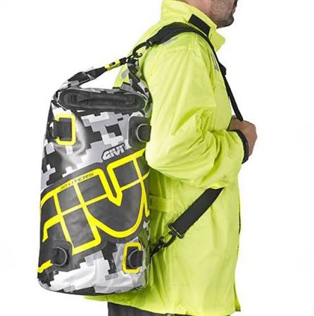 Givi EA114 Cargo Bag - Black / Grey / Yellow Camo