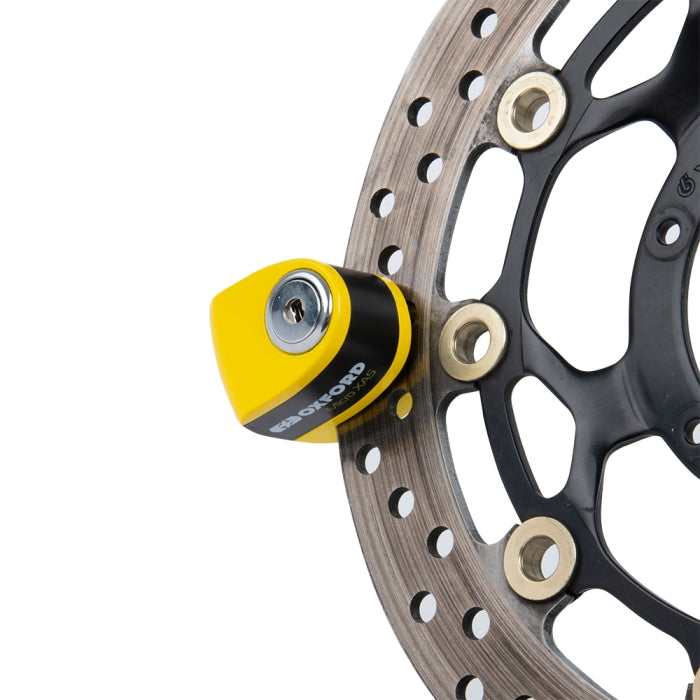 Oxford Micro XA5 Alarm Disc Lock - Yellow