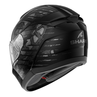 Shark Ridill 2 Reptaia Helmet - Black / Anthracite / Silver