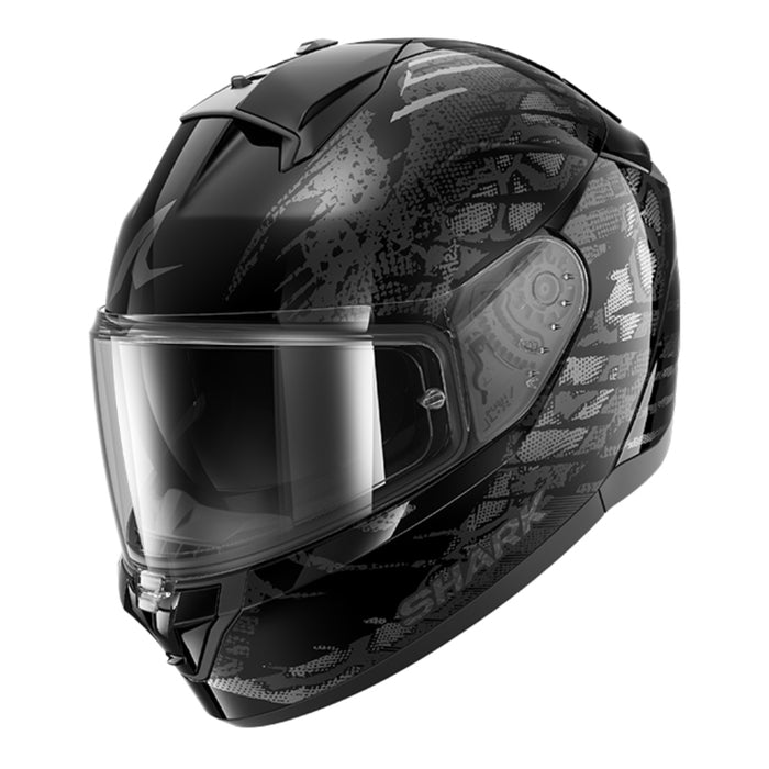 Shark Ridill 2 Reptaia Helmet - Black / Anthracite / Silver