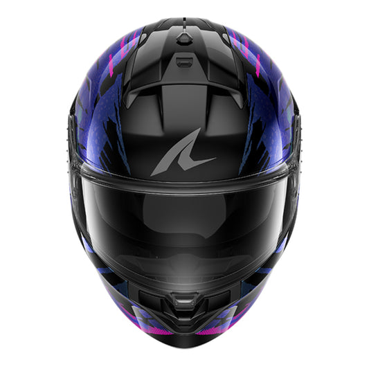 SHARK Ridill 2 Reptaia Helmet - Black / Violet / Pearl