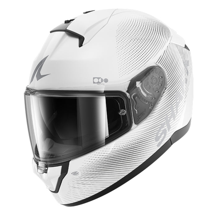 SHARK Ridill 2 SP Lyne Helmet - White / Silver