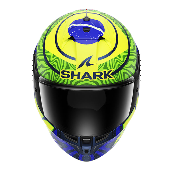 SHARK Skwal Cup Replica Granado Helmet - Blue / Green / Yellow