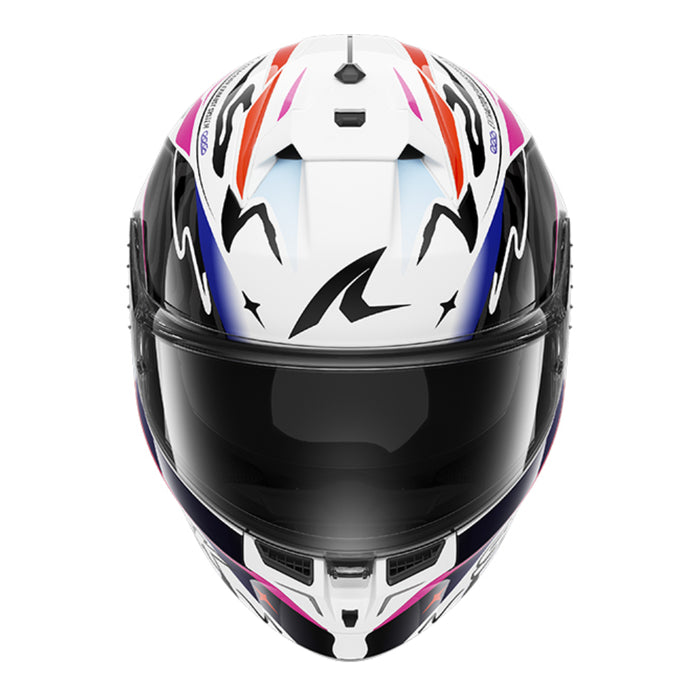 SHARK Skwal Cup Speed Fancy Helmet - White / Black / Orange