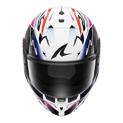 SHARK Skwal Cup Speed Fancy Helmet - White / Black / Orange