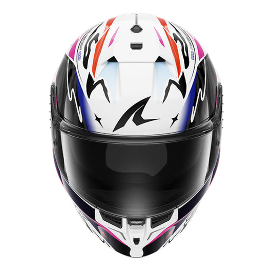 SHARK Skwal Cup Speed Fancy Helmet - White / Black / Orange