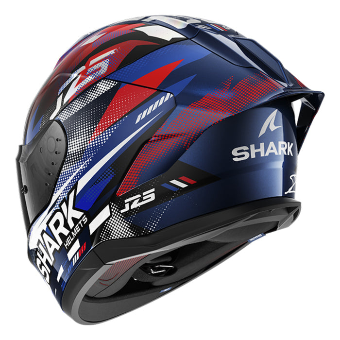 SHARK Skwal Cup Zarco GP Helmet - Blue / Pearl / Red