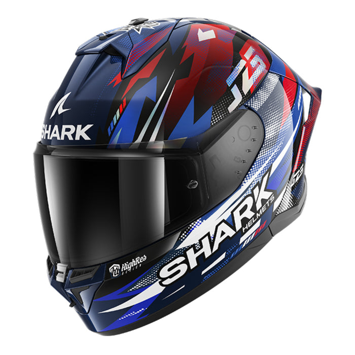 SHARK Skwal Cup Zarco GP Helmet - Blue / Pearl / Red