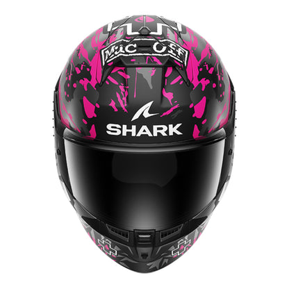 SHARK Skwal Cup Replica Redding Helmet - Black / Violet / Blue