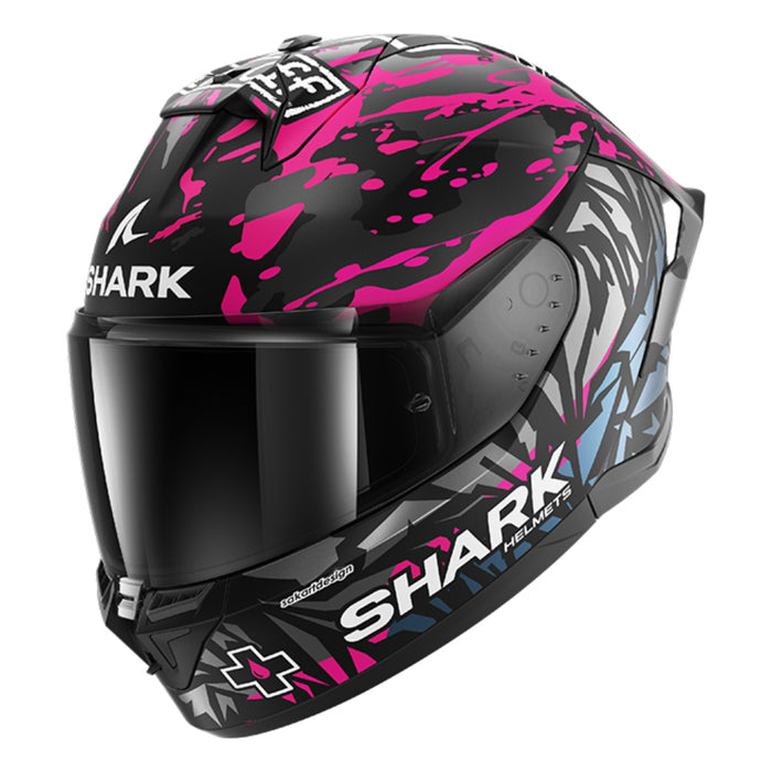 SHARK Skwal Cup Replica Redding Helmet - Black / Violet / Blue