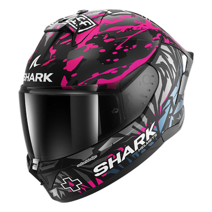 SHARK Skwal Cup Replica Redding Helmet - Black / Violet / Blue