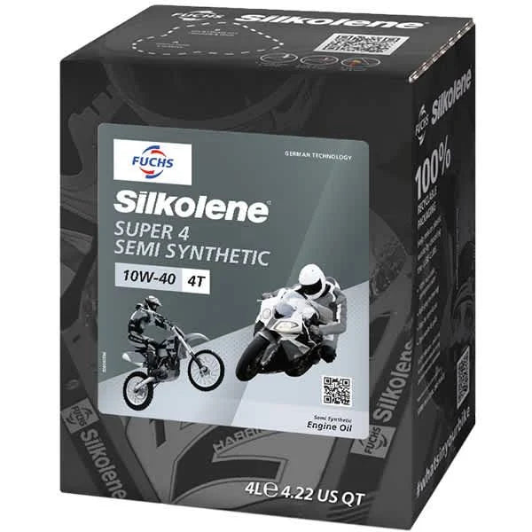 Silkolene super 4 semi 10W-40 4t 4L